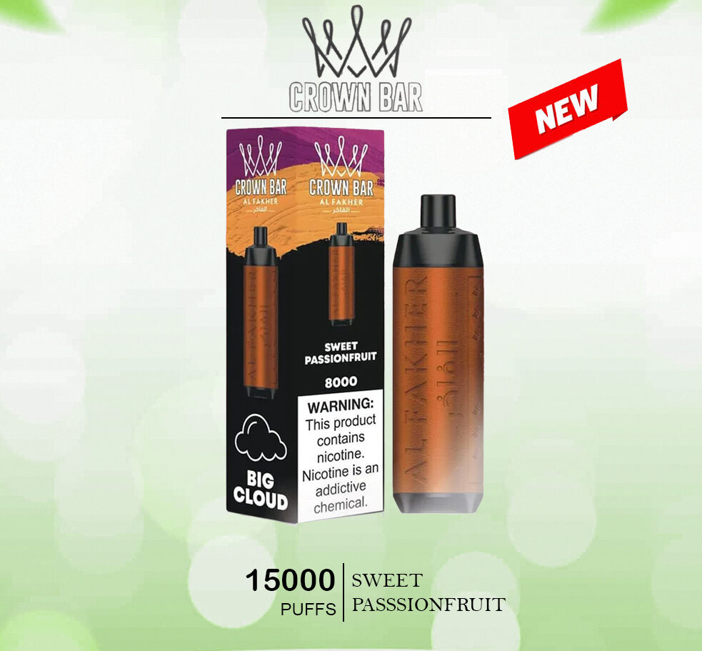 ALFAKHER CROWN BAR - SWEET PASSSIONFRUIT - 15000 PUFFS