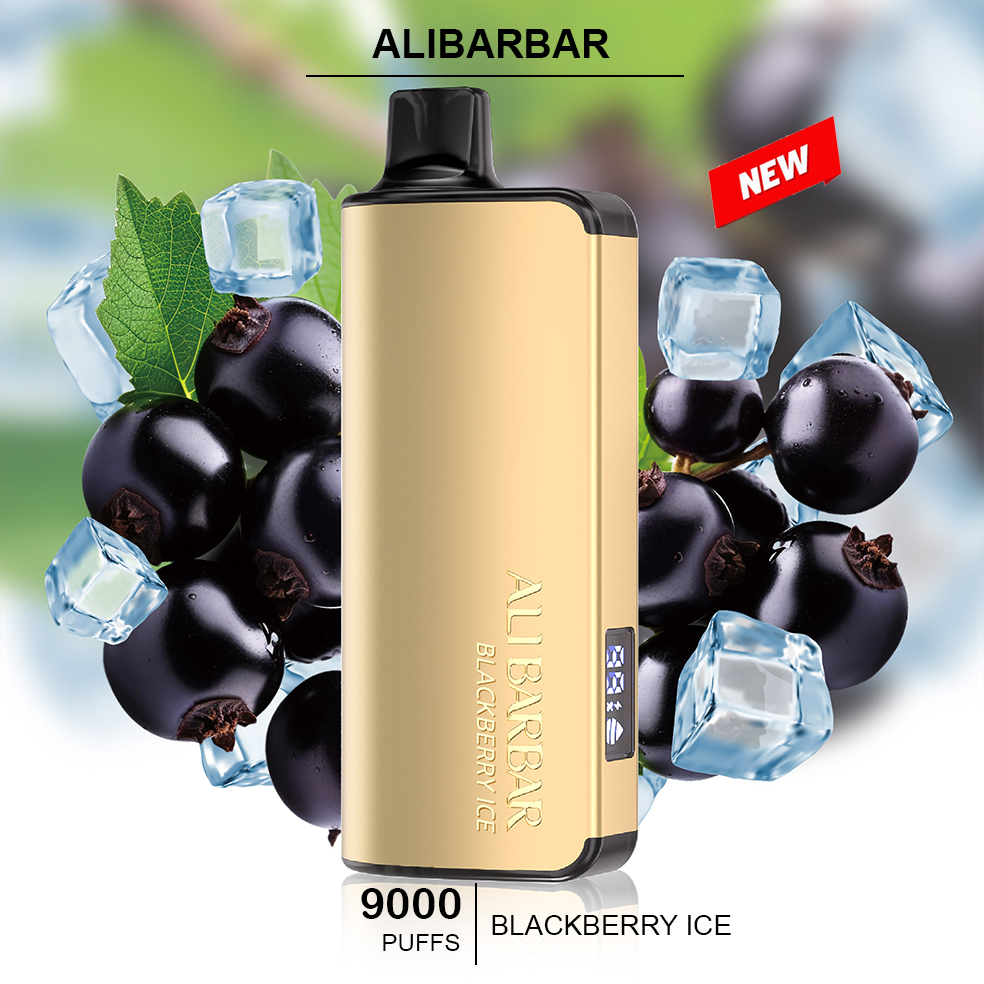 ALIBARBAR INGOT 9000 Puffs Blackberry Ice