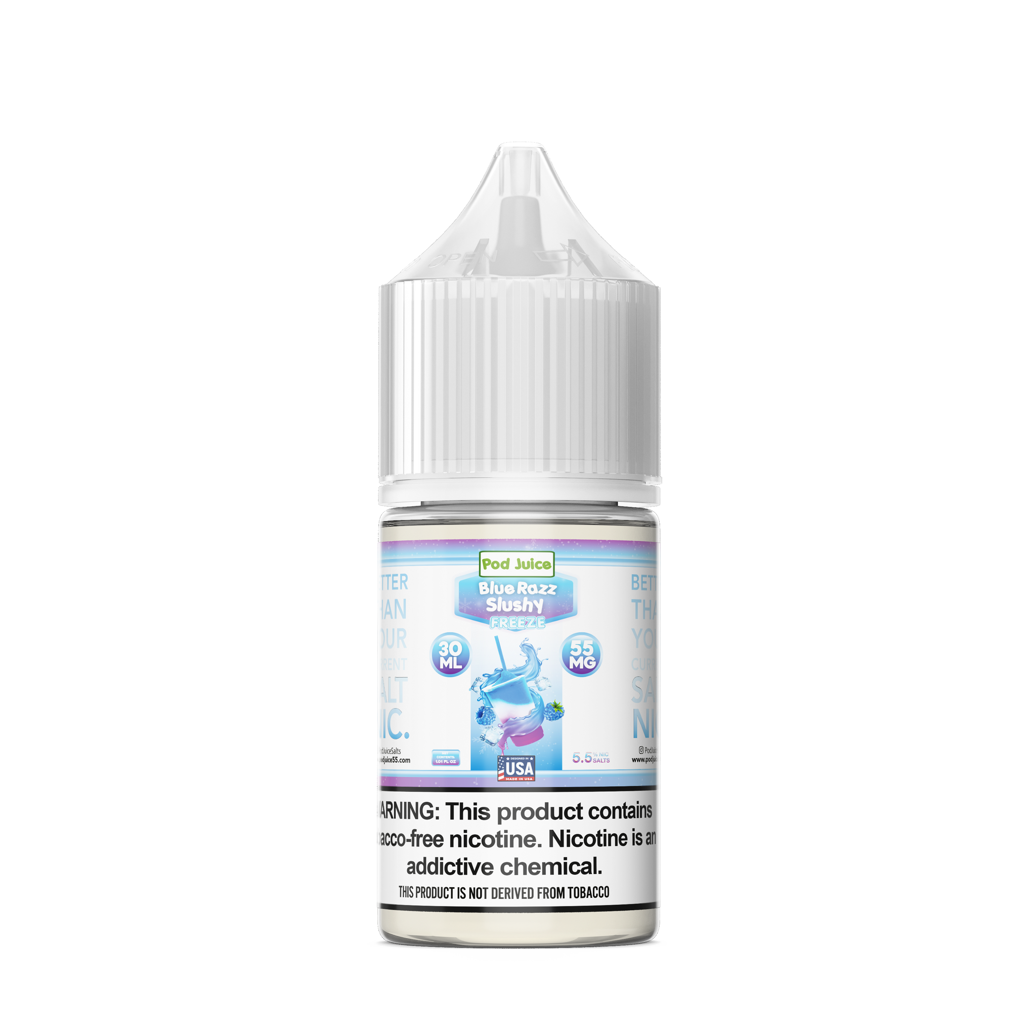 Blue Razz Slushy Freeze Pod Juice
