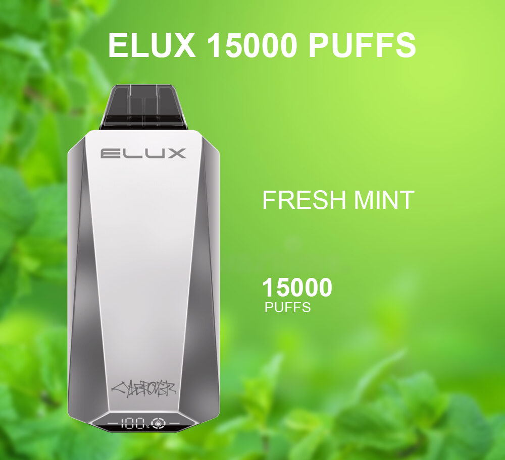 ELUX FRESH MINT- 15000 PUFFS