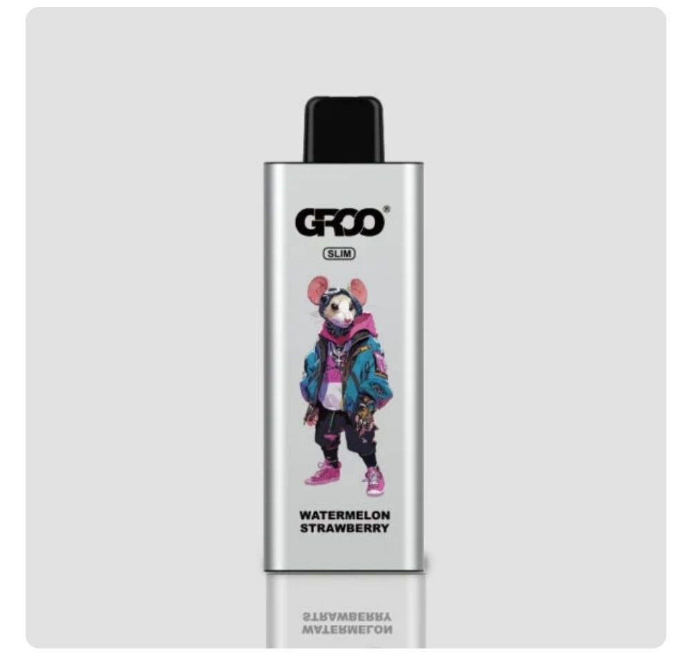 GROO Slim 9000 Puffs Watermelon Strawberry
