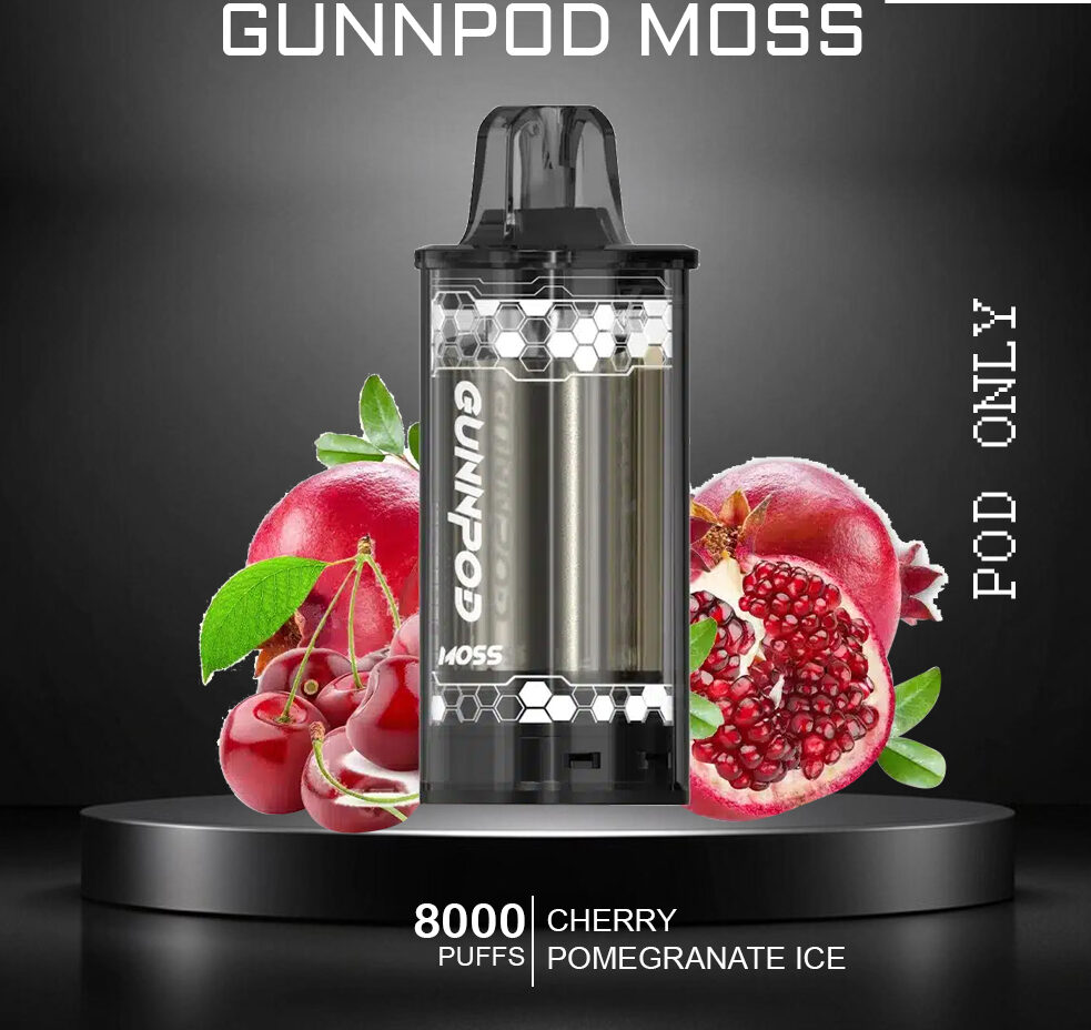 GUNNPOD PLUS CHERRY POMEGRANATE ICE – 4500 PUFFS