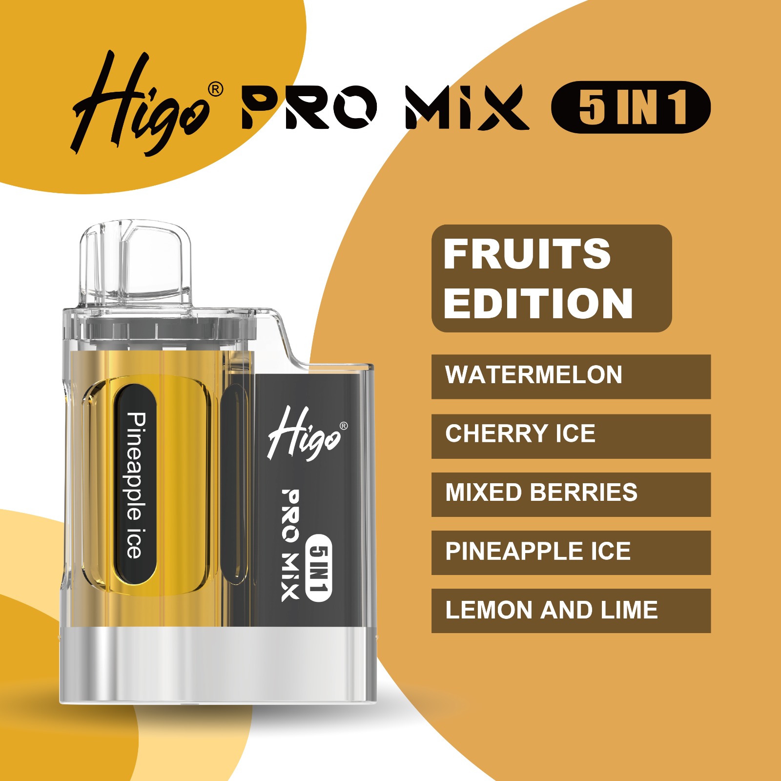 Higo PRO MIX 5 IN 1 - ICE EDITION - 6000 PUFFS — image 1