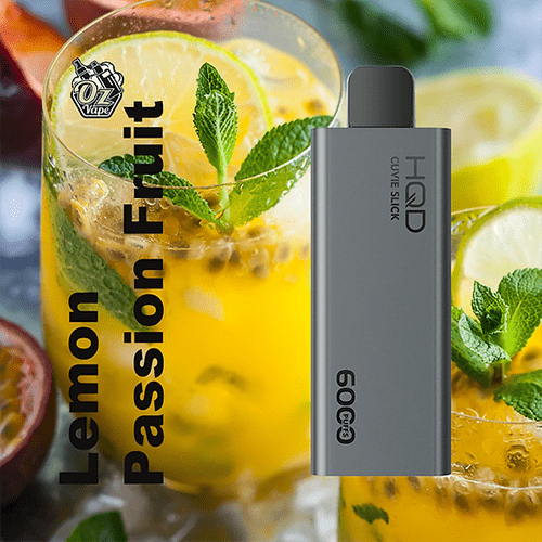 HQD SLICK LEMON PASSIONFRUIT - 6000 PUFFS — image 1