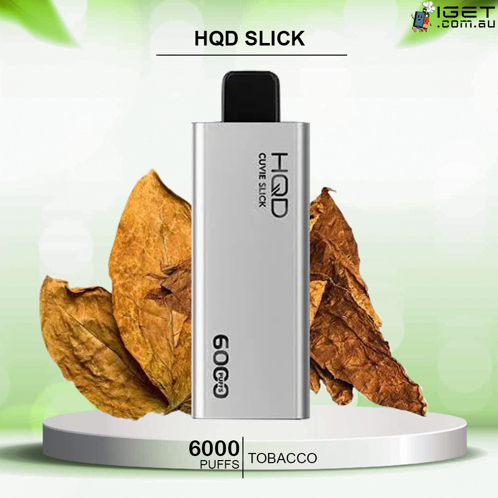 HQD SLICK TOBACCO - 6000 PUFFS | IGET Australia — image 1