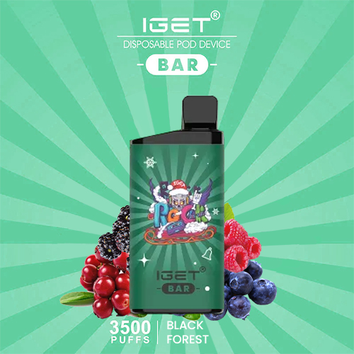 IGET BAR BLACK FOREST – 3500 PUFFS — image 1