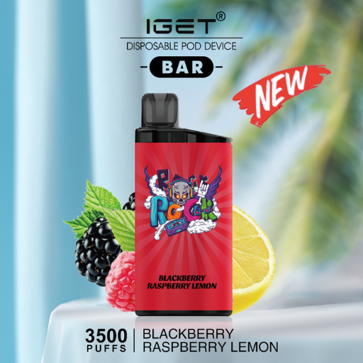 IGET BAR BLACKBERRY RASPBERRY LEMON – 3500 PUFFS — image 1