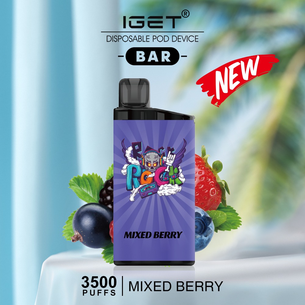IGET BAR QUADRUPLE BERRY – 3500 PUFFS