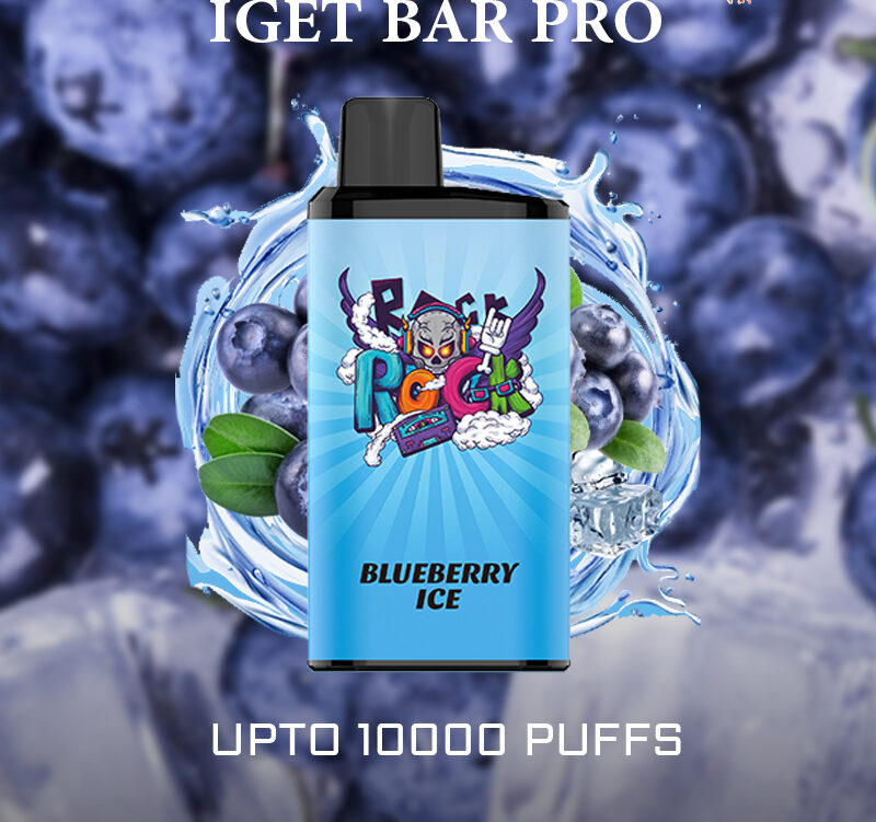 IGET BAR PRO - BLUEBERRY ICE - 10000 PUFFS — image 1