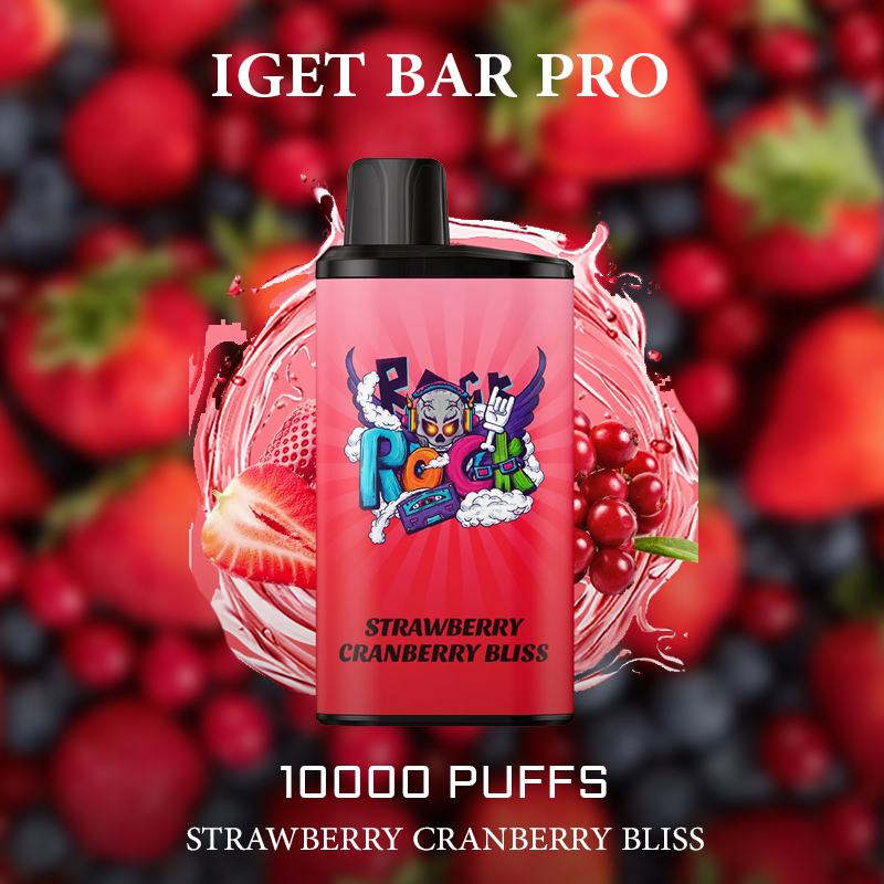 IGET BAR PRO STRAWBERRY CRANBERRY BLISS - 10000 PUFFS — image 1