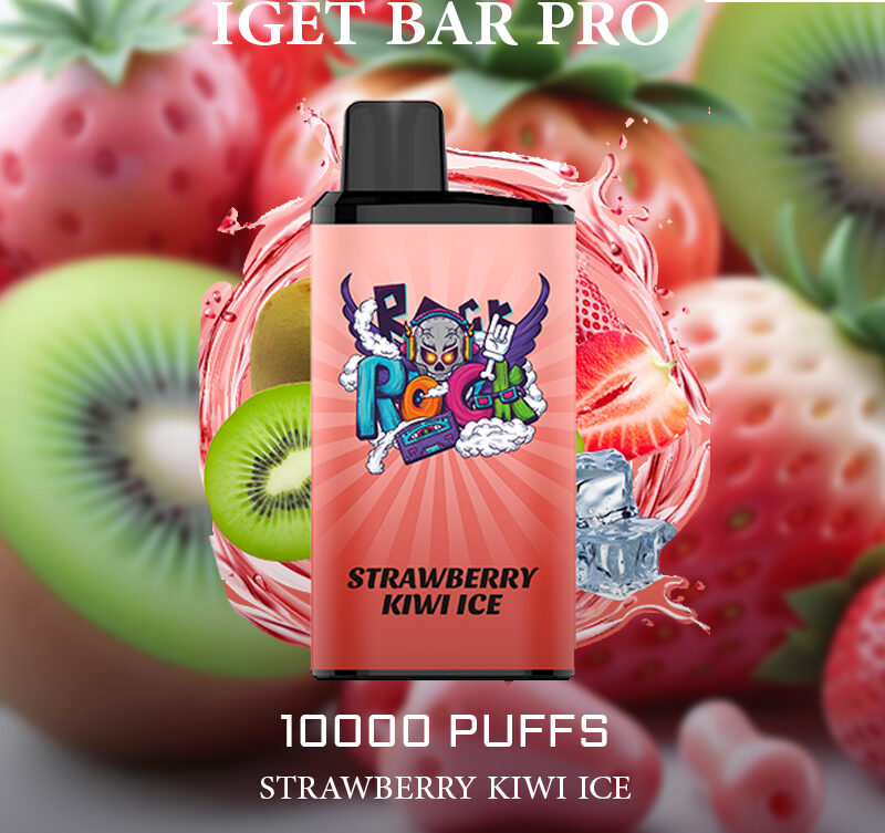 IGET BAR PRO - STRAWBERRY KIWI ICE- 10000 PUFFS — image 1