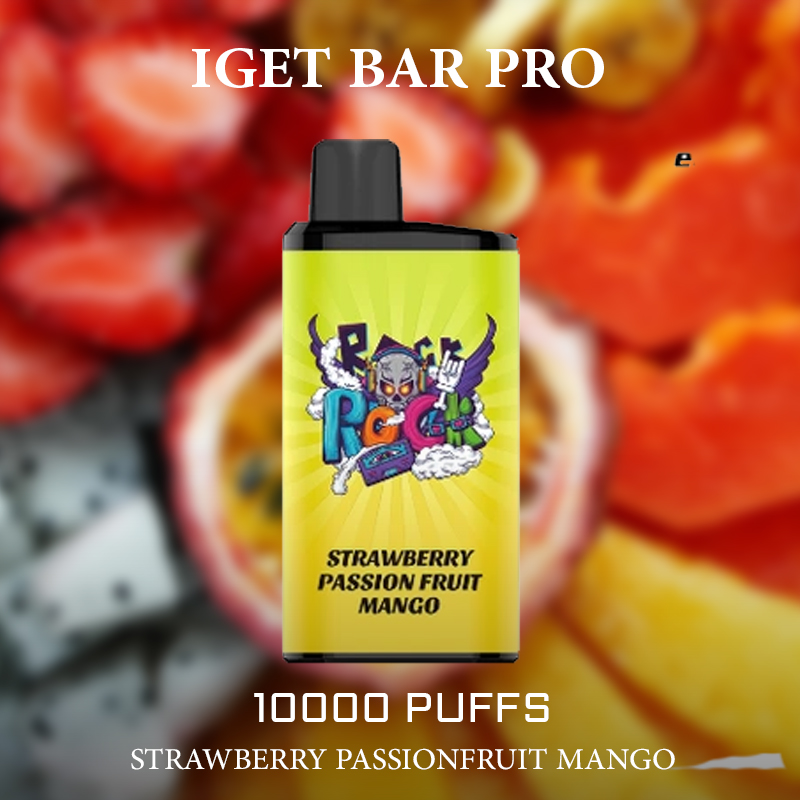 IGET BAR PRO STRAWBERRY PASSIONFRUIT MANGO - 10000 PUFFS — image 1