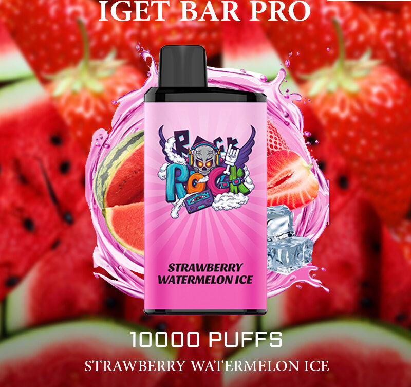 IGET BAR PRO - STRAWBERRY WATERMELON ICE - 10000 PUFFS — image 1