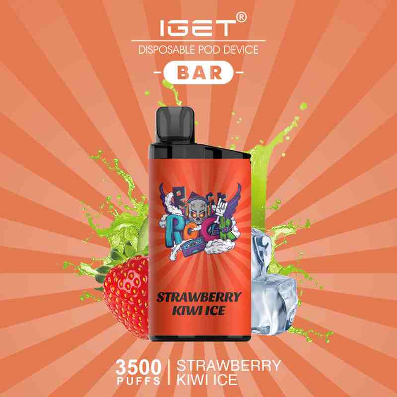IGET KING STRAWBERRY KIWI ICE – 2600 PUFFS