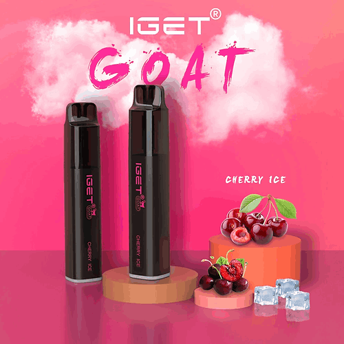 IGET GOAT CHERRY ICE – 5000 PUFFS — image 1