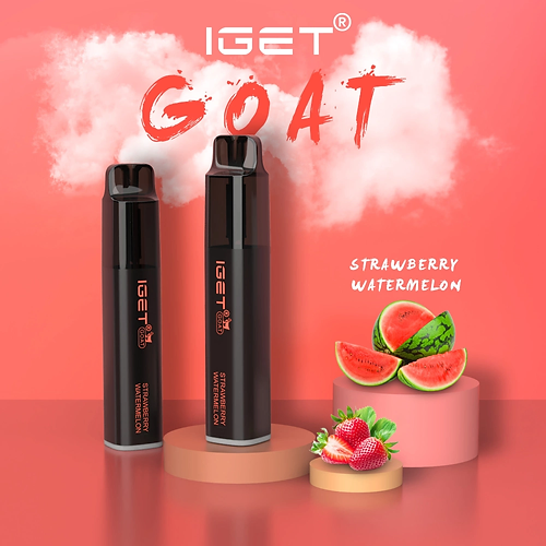 IGET GOAT STRAWBERRY WATERMELON – 5000 PUFFS — image 1