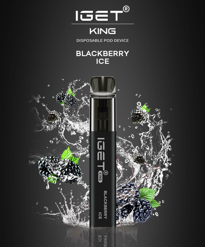 IGET KING BLACKBERRY ICE – 2600 PUFFS — image 1