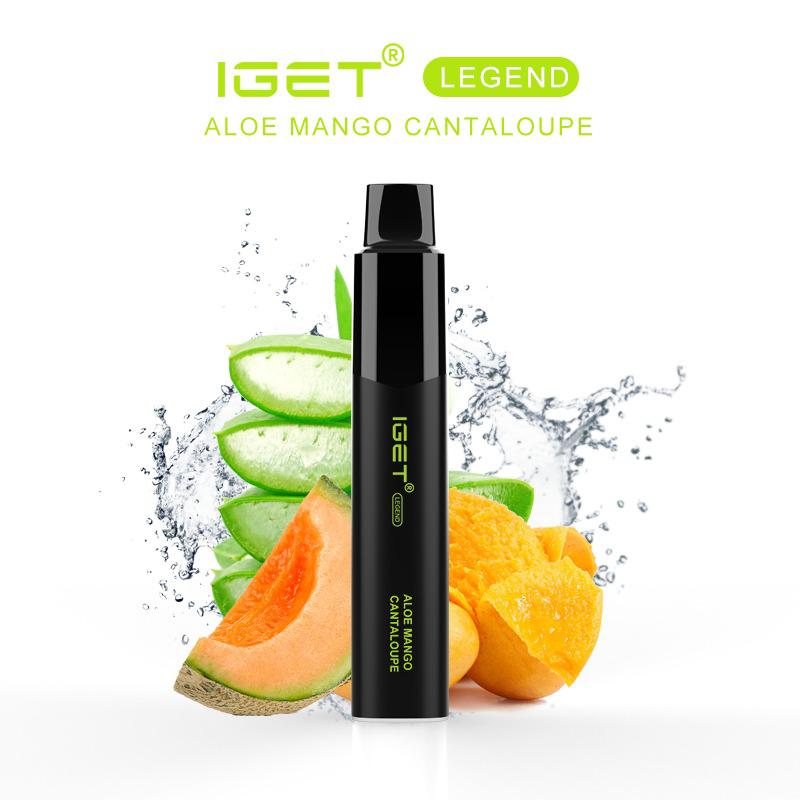 IGET LEGEND ALOE MANGO CANTALOUPE – 4000 PUFFS | IGET Australia — image 1