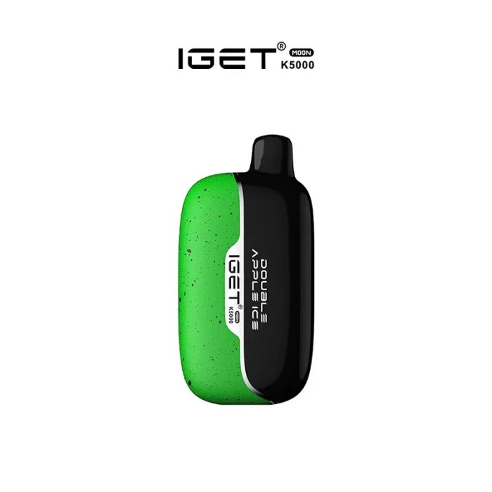 IGET MOON DOUBLE APPLE ICE - 5000 PUFFS — image 1