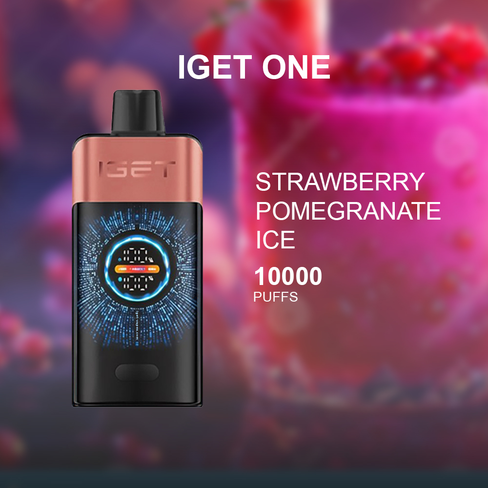 IGET ONE STRAWBERRY POMEGRANATE ICE - 12000 PUFFS — image 1