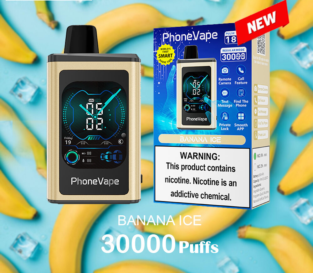 JNR PhoneVape BANANA ICE - 30000 PUFFS — image 1