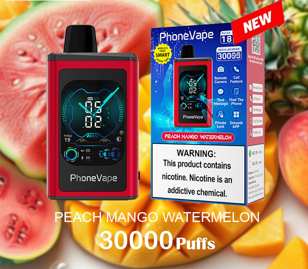JNR PhoneVape PEACH MANGO WATERMELON - 30000 PUFFS — image 1