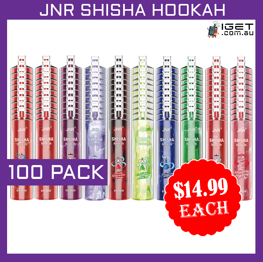 JNR SHISHA HOOKAH 12000 PUFFS - 100 PACK