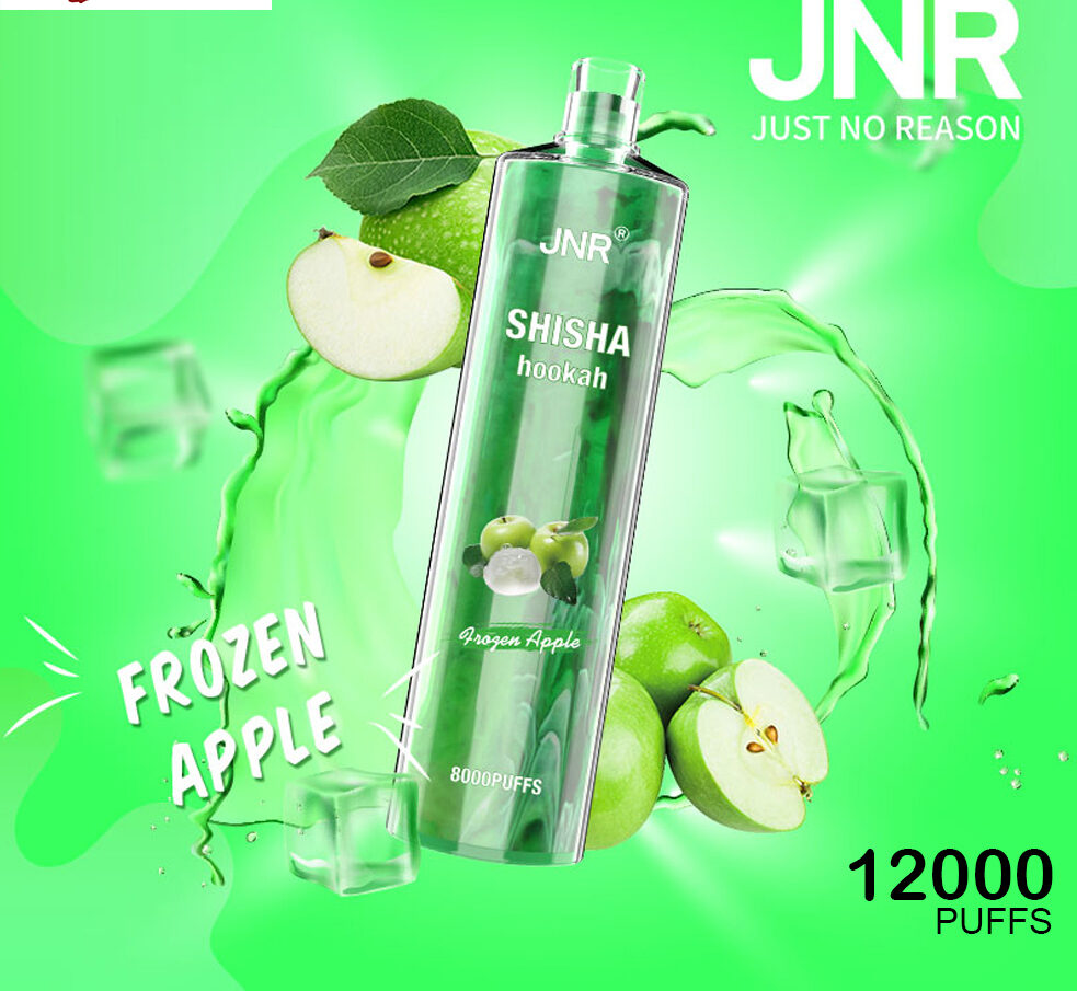 JNR SHISHA HOOKAH - FROZEN APPLE - 12000 PUFFS — image 1