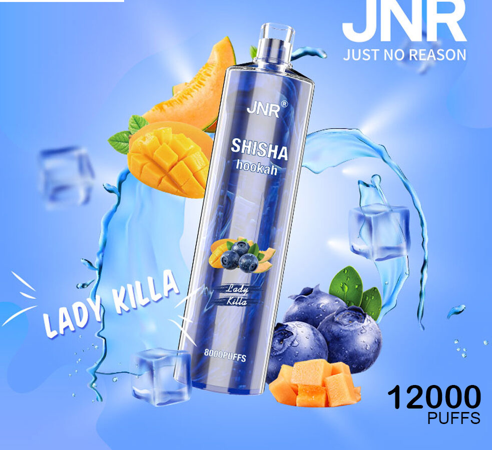 JNR SHISHA HOOKAH - LADY KILLA - 12000 PUFFS — image 1