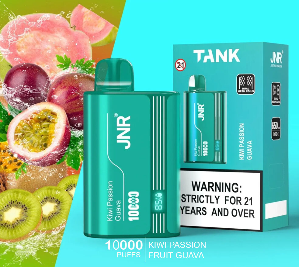 JNR TANK - KIWI PASSION FRUIT GUAVA - 10000 PUFFS — image 1