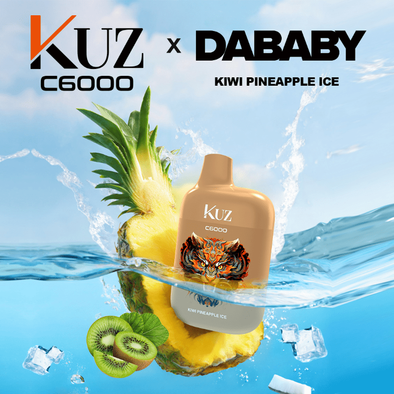 KUZ KIWI PINEAPPLE ICE - 6000 PUFFS — image 1