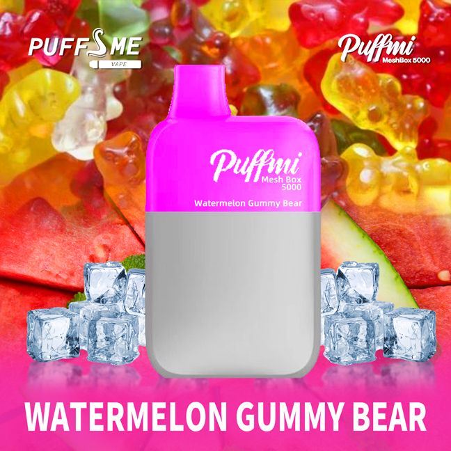 PUFFMI WATERMELON GUMMY BEAR - 5000 PUFFS — image 1