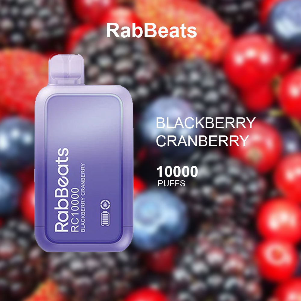 RABBEATS BAR BLACKBERRY CRANBERRY - 10000 PUFFS — image 1