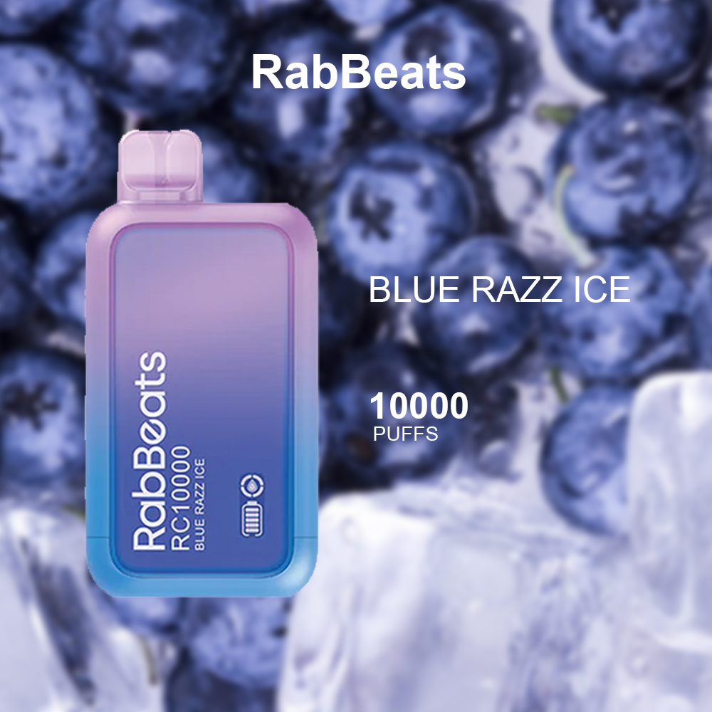 RABBEATS BAR BLUE RAZZ ICE - 10000 PUFFS — image 1