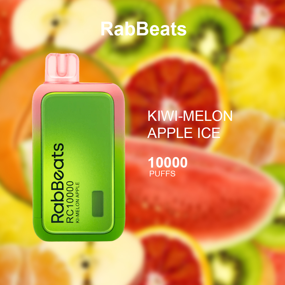 RABBEATS BAR KIWI-MELON APPLE - 10000 PUFFS — image 1