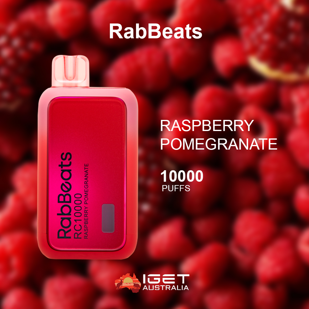 RABBEATS BAR RASPBERRY POMEGRANATE - 10000 PUFFS — image 1
