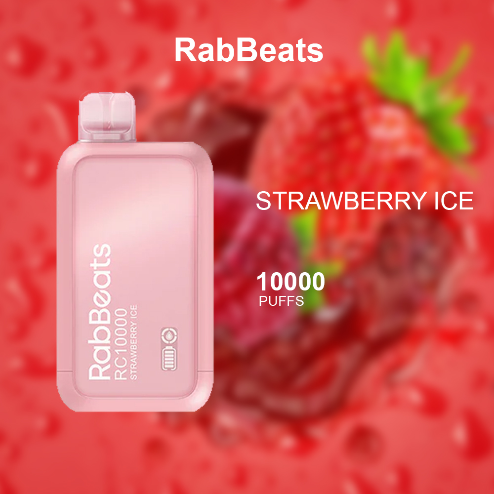 RABBEATS BAR STRAWBERRY ICE - 10000 PUFFS — image 1