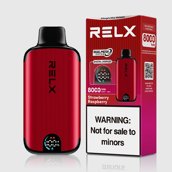 RELX MagicGo 8000 Puffs Strawberry Raspberry — image 1