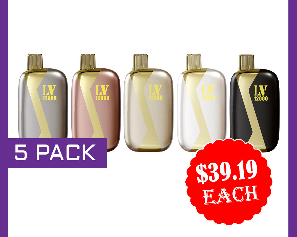 TESS-LV 12000 PUFFS - 5 PACK