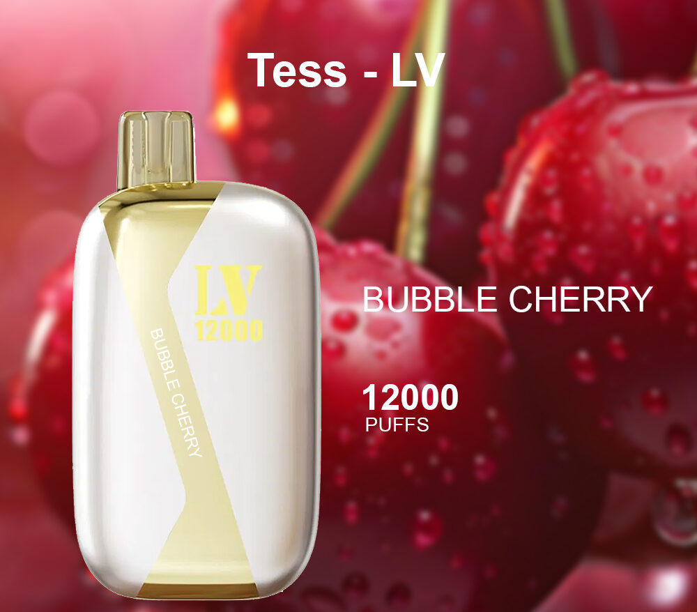 TESS-LV BUBBLE CHERRY - 12000 PUFFS — image 1