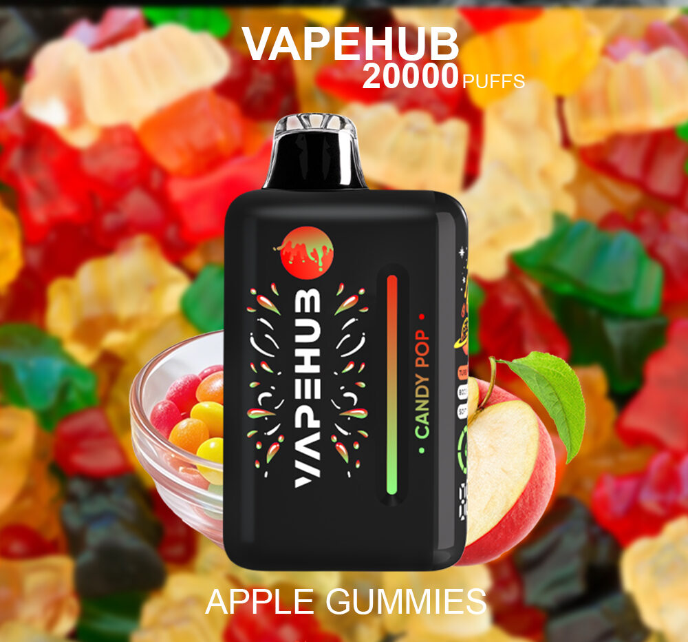 VAPEHUB APPLE GUMMIES - 20000 PUFFS — image 1
