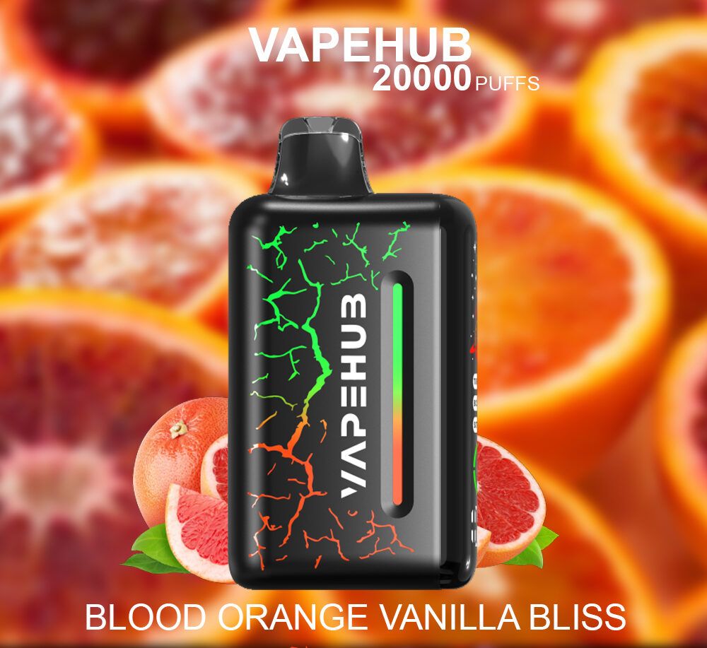 VAPEHUB BLOOD ORANGE VANILLA BLISS - 20000 PUFFS — image 1