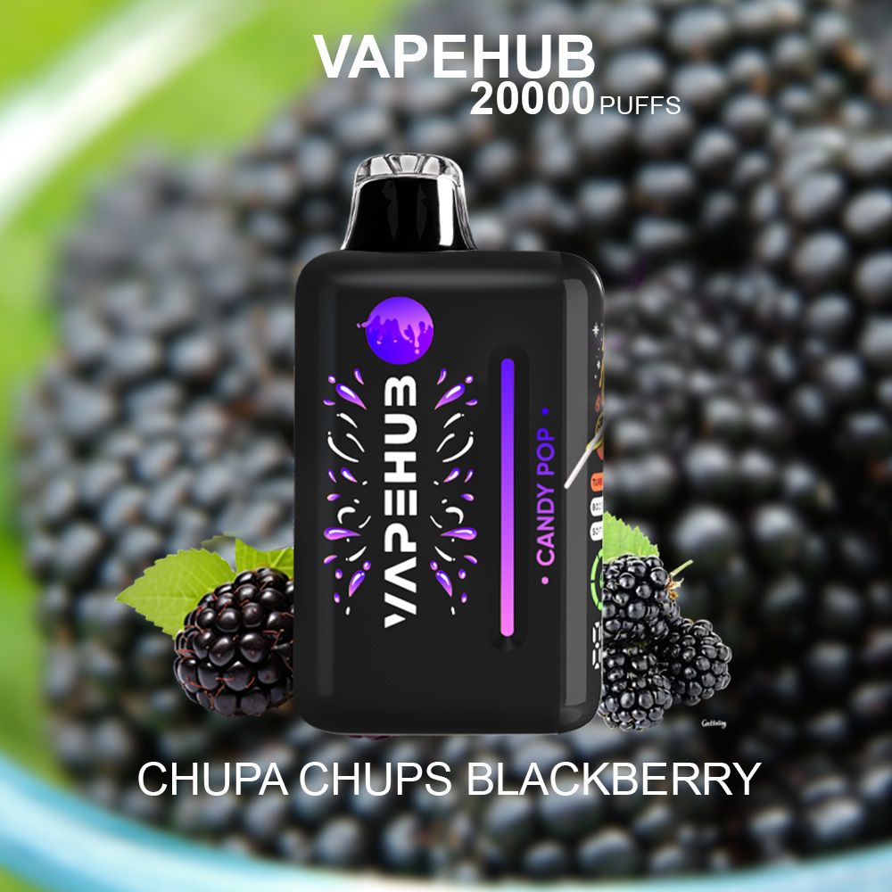 VAPEHUB CHUPA CHUPS BLACKBERRY - 20000 PUFFS — image 1