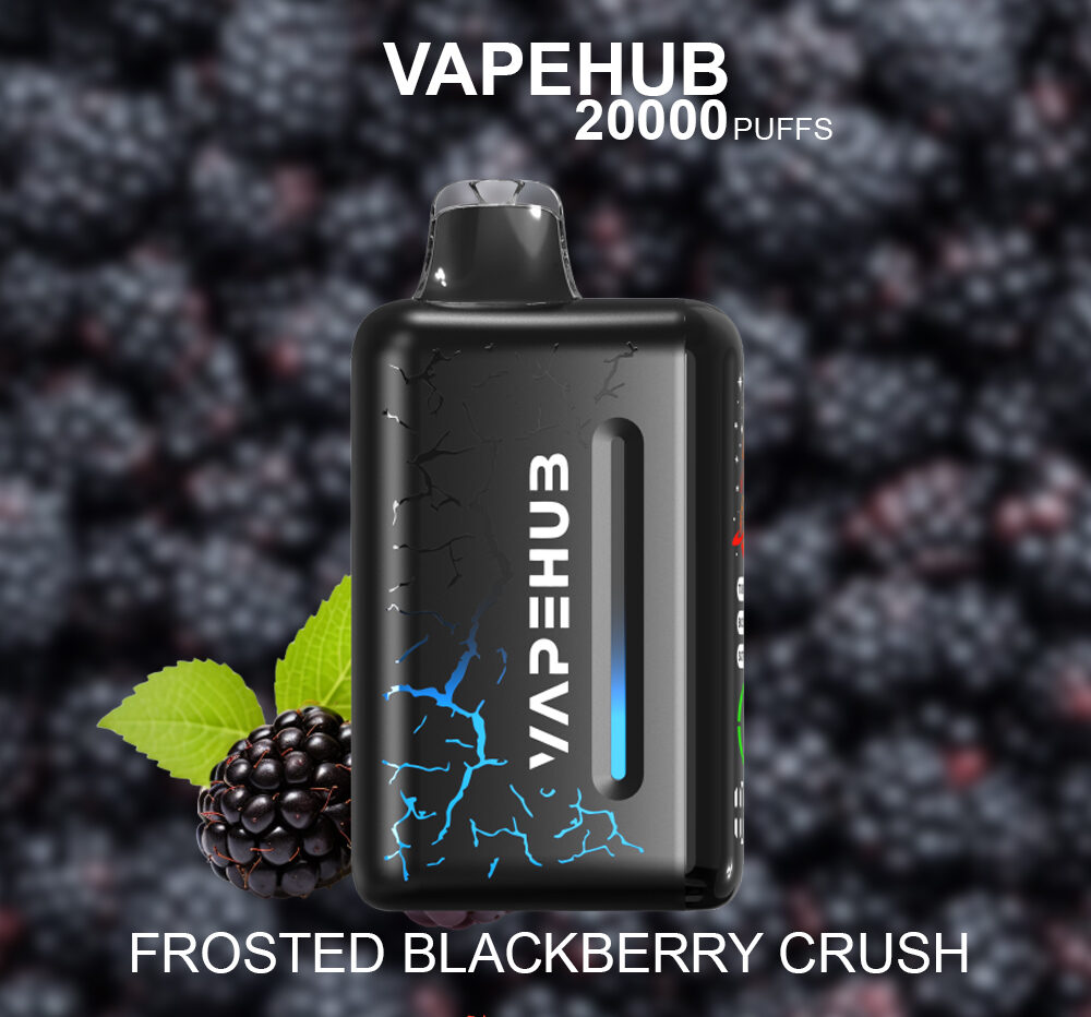 VAPEHUB FROSTED BLACKBERRY CRUSH - 20000 PUFFS — image 1