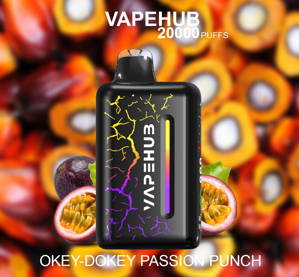 VAPEHUB OKEY-DOKEY PASSION PUNCH - 20000 PUFFS — image 1