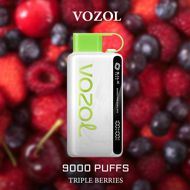 VOZOL TRIPLE BERRIES - 9000 PUFFS | IGET Australia — image 1