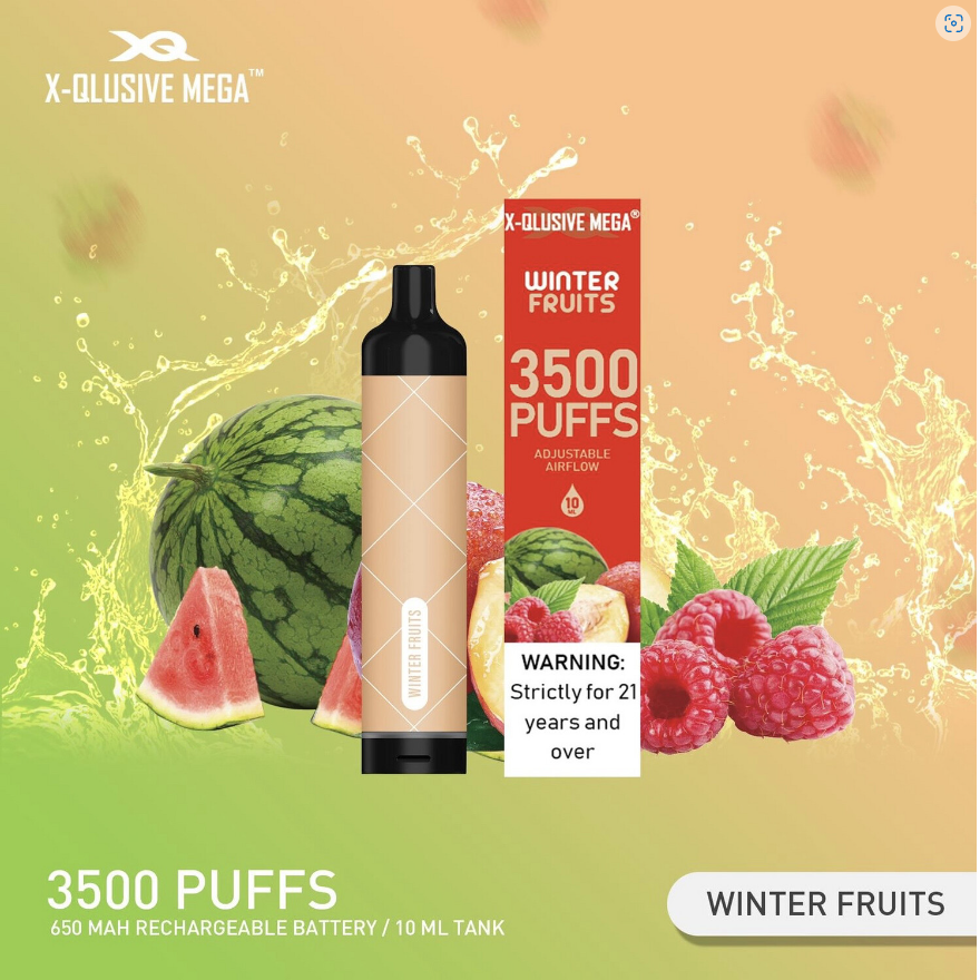 X-QLUSIVE MEGA WINTER FRUIT– 3500 PUFFS — image 1