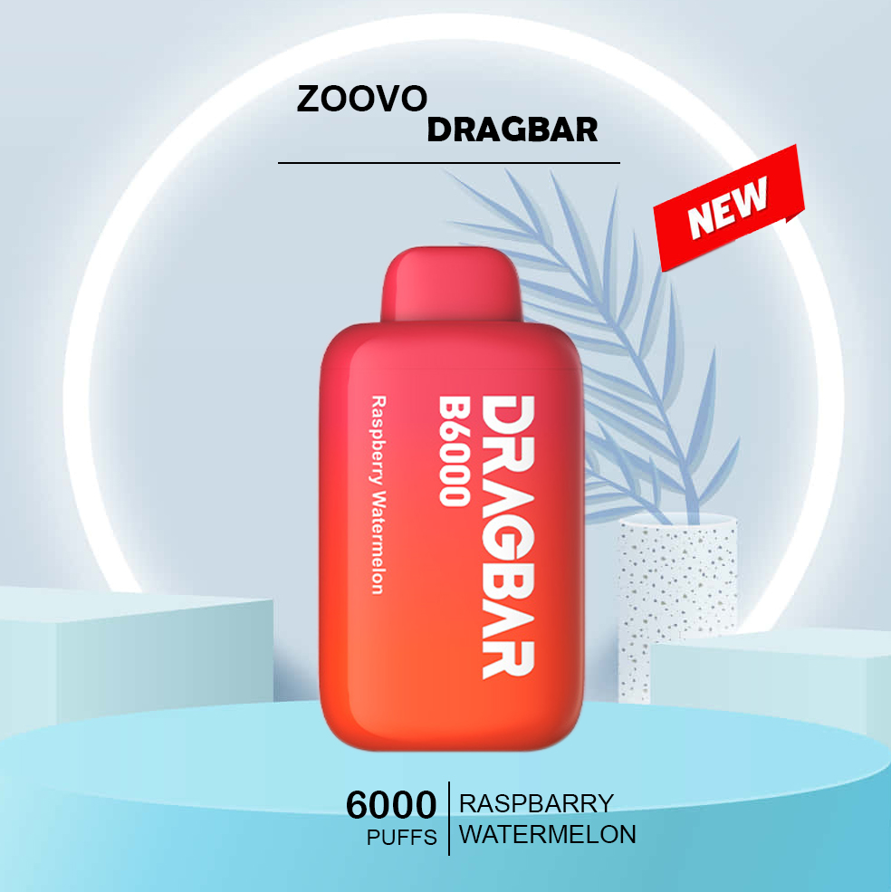 Zoovoo Dragbar Raspberry Watermelon 6000 Puffs — image 1