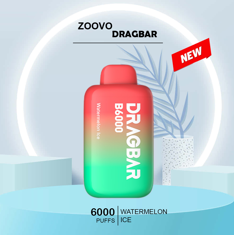 Zoovoo Dragbar Watermelon Ice 6000 Puffs — image 1